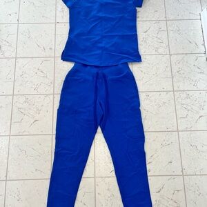 Brand new mandala scrubs navy blue